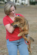 Karin and Stella on Ft McClellan