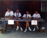 L-R: Brian Dudgeon, Amy Ferguson, Allison Cone, Tynley Formby